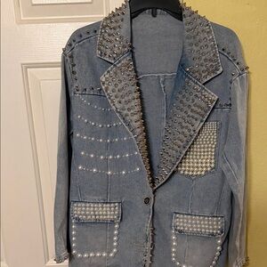 Studded Denim Jacket